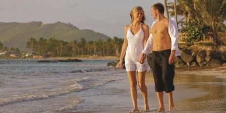 couple on Coconut Bay beach