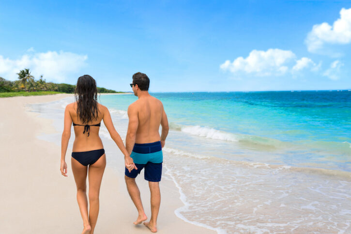Couple on Beach Couple on Beach